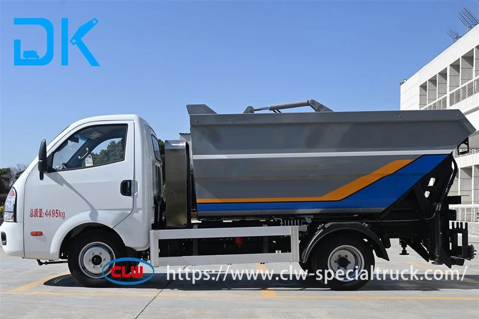 Pure Electric Self-loading Garbage Truck Chengli Pure Electric Truck