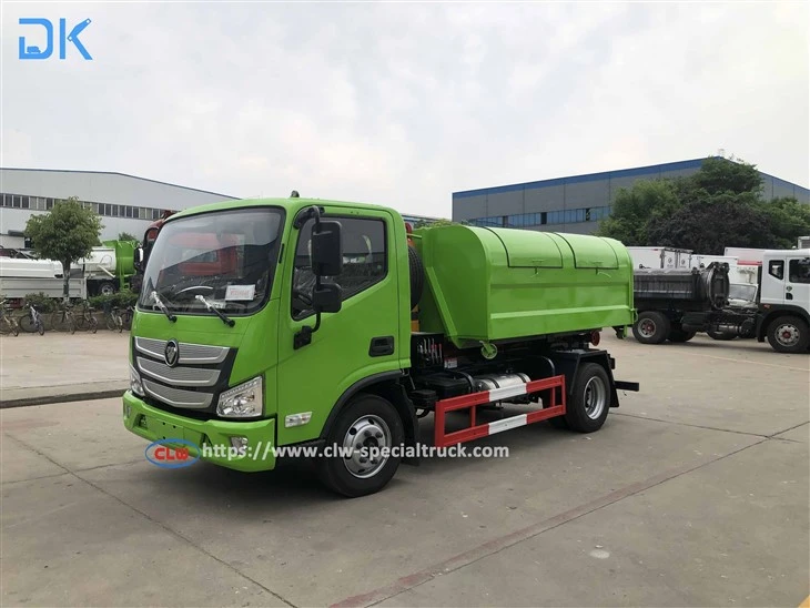 5T Foton Hook Arm Garbage Truck на продаж